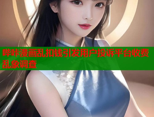 哔咔漫画乱扣钱引发用户投诉平台收费乱象调查